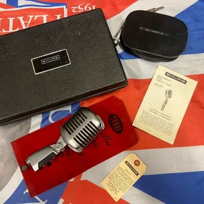 VINTAGE Shure 55SW 1960s microphone and lead- Metal image 15