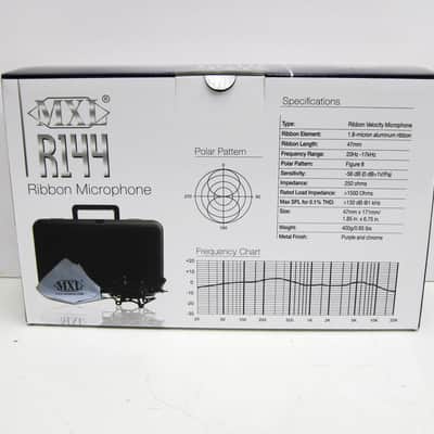 MXL R144 Ribbon Microphone (with Figure 8 Polar Pattern) NEW image 3
