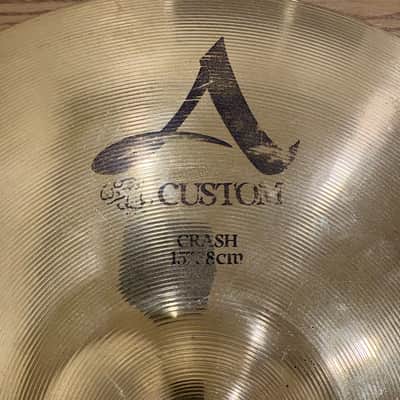 Zildjian 15" A Custom Crash Cymbal 1991 - Present - Brilliant image 2