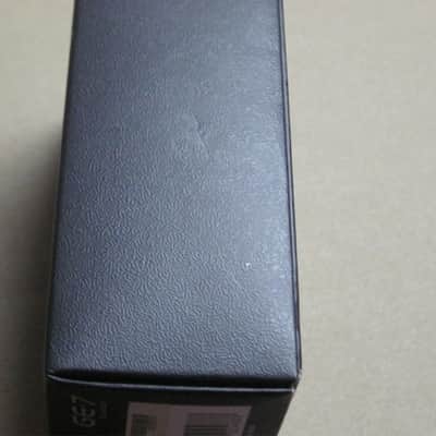 less than light average wear Boss EMPTY BOX for GE-7 Equalizer (NO pedal / NO paperwork) specifically from 2017 -  but can be a home for other year GE7 pedal) outside of box is black with blue, light green, & white graphic image 11