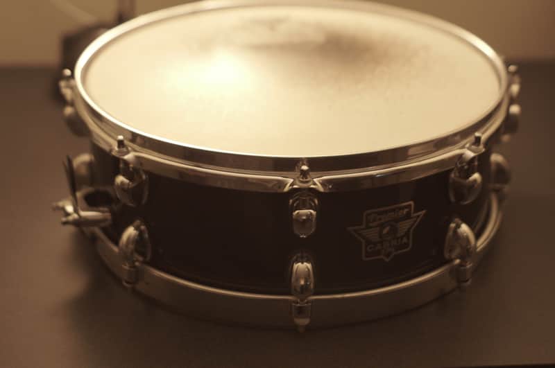 Premier Cabria XPK Snare Drum 14” x 5.5” / 8 Lug Maple Shell Snare Black image 1