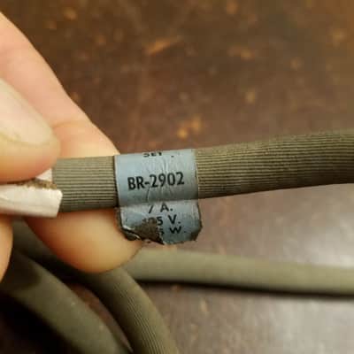 Cornish Monroe Rare 268 11 grounded power cord early LL 14305 l-11651-w br-2902 1960s - Gray rubber image 12