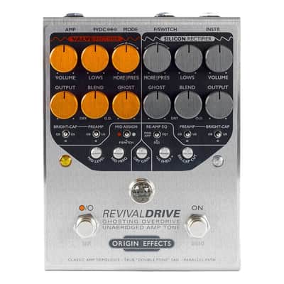 Origin Effects RevivalDrive Custom Ghosting Overdrive with Secondary EQ Controls