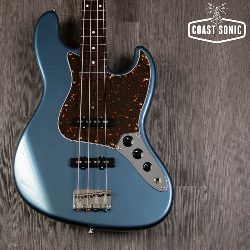 2023 Fender Traditional II 60's Jazz Bass Made in Japan - Lake Placid Blue image 1