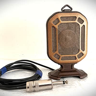 Vintage 1930's RCA Model P-64713 Desk Microphone, working great, revised dynamic image 1