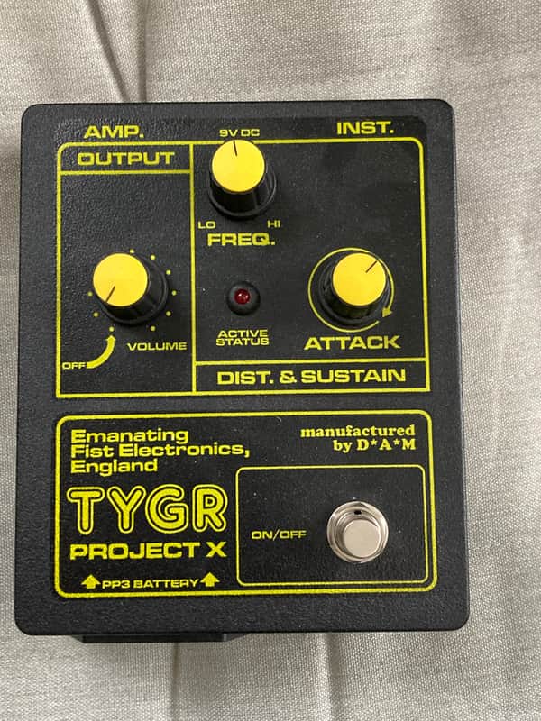 D*A*M Emanating Fist Electronics TYGR Project X 2020s - Black image 1