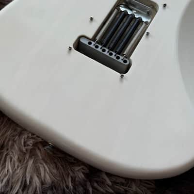 2018 Fender Limited Edition Channel Bound American Professional Ash Stratocaster - White Blonde image 11