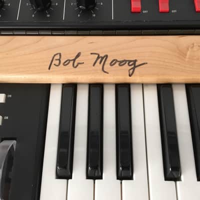 Moog 50th Anniversary Minimoog Voyager Walnut *Hand Singed By Bob Moog* image 5