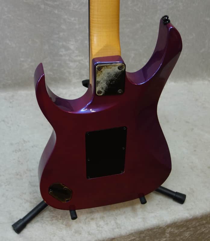 1991 Made in Japan Ibanez RG Series RG550 in metallic purple | Reverb