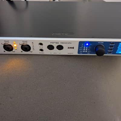 RME Fireface UFX+ USB 3.0/Thunderbolt Audio/MIDI Interface 2019-2020 - Silver/Blue + ARC USB advanced controller image 2