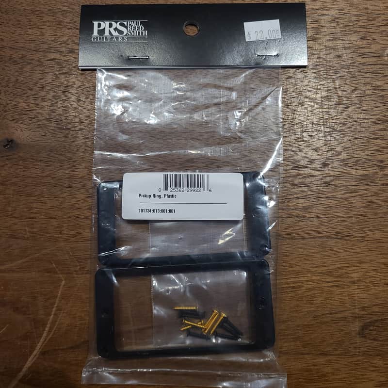 PRS Humbucker Pickup Rings, Set of 2, Black Stop Tail image 1