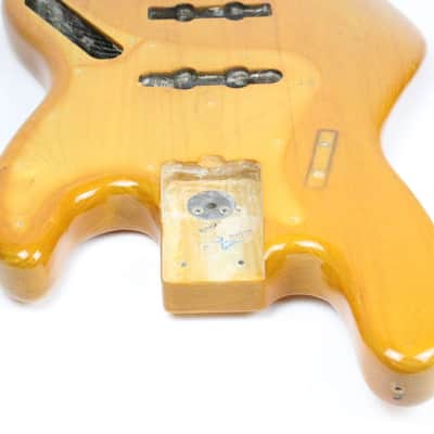 1978 Vintage Fender Jazz Bass Flamey Swamp Ash BODY ~MINTY~ USA 1979 1980 1981 1970s-1980s image 10