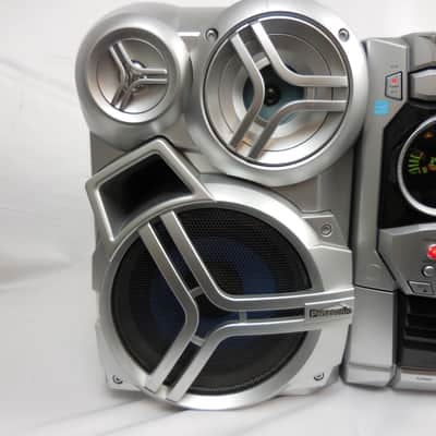 Panasonic SA-AK320 1980s / 90s silver Space Age Looking Boombox Hifi System image 5