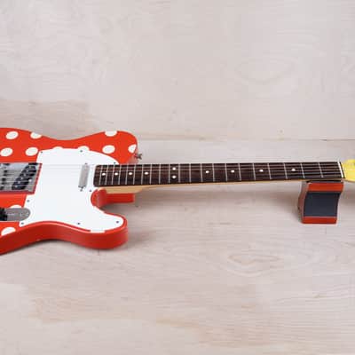 Fender Limited Edition Japan TL-Minnie Mouse Telecaster MIJ 2007 Red and White Polka Dot w/ Bag image 2