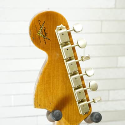 Fender Custom Shop 2025 LTD Roasted Bighead 1966 Stratocaster Super Heavy Relic - Aged Black image 18