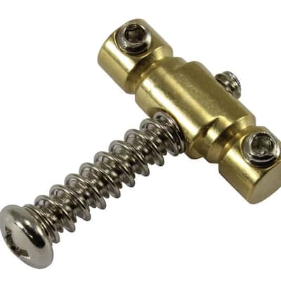 Compensated Telecaster Saddle - Brass - 1/4" Offset Barrel - Set of 3 image 3