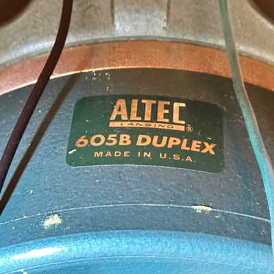 Vintage Altec 612 Speaker Pair (Original Cabinets) 605A / 605B / N-1600-A / N-1500-A image 15