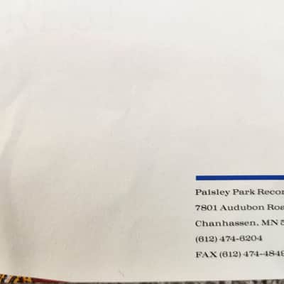 PRINCE Owned and Used Fender Thinline Telecaster with Paisley Park Document. image 10