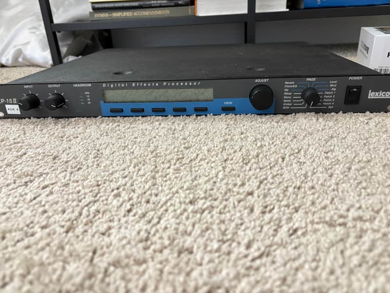 Lexicon LXP-15 Version II Multi-Effects Processor 1990s - Black image 1