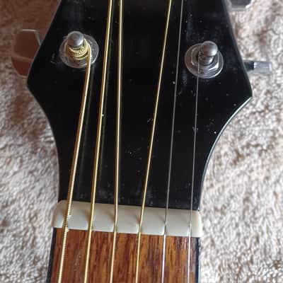 Mitchell D120 Dreadnought Acoustic Guitar Regular Black image 9