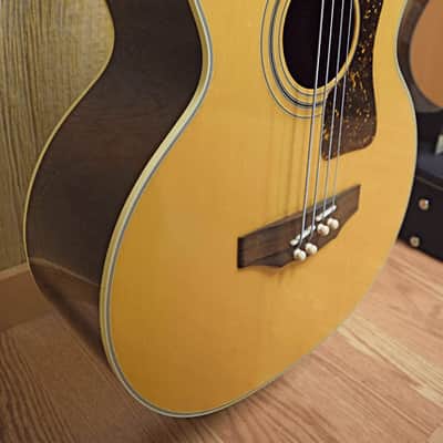 Guild B30 1987 Natural Acoustic Bass Guitar Vintage All Original w/ OHSC image 8