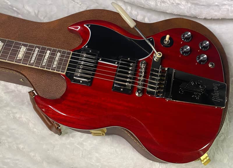 NEW! Gibson SG Standard '61 Maestro Vibrola Vintage Cherry - 7.3 lbs - Authorized Dealer! G07248 image 1