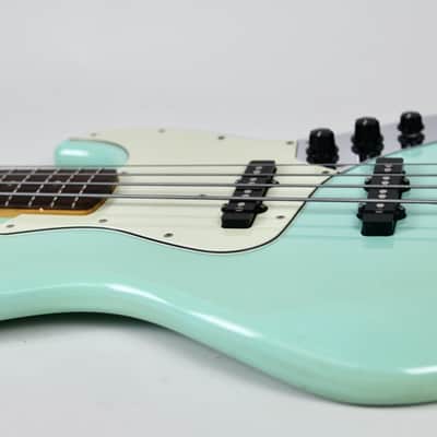 Fender Japan JB62M Pro-Feel Medium Scale Jazz Bass 1993-94 Sonic Blue SBL MIJ image 9