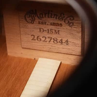 *Dread-Not Certified Used* Martin D-15M All Mahogany Dreadnought Acoustic Guitar #7844 image 4