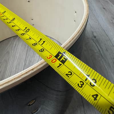 Gretsch Energy Tom Drum Shell 12”x8” Bare Wood Project / Black #OJ68 image 4