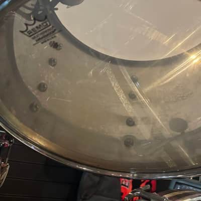 Ludwig Big Beat Late-70s 24" 4-piece Stainless Steel Drum Kit image 11