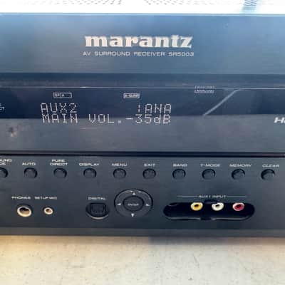 Marantz SR-5003 AV Receiver 7.1 Channel Black 9 Channel ~ Tested Works image 3
