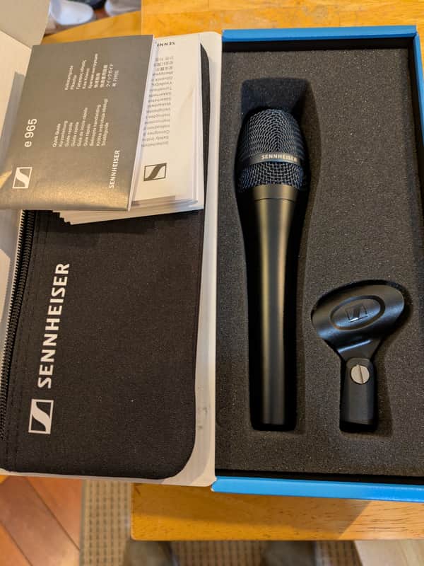 Sennheiser e965 Multipattern Handheld Condenser Microphone 2008 - Present - Black image 1