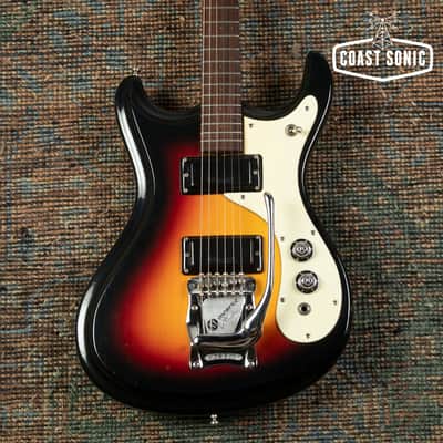 Vintage 1966 Mosrite The Ventures Mark V solidbody guitar w/original case