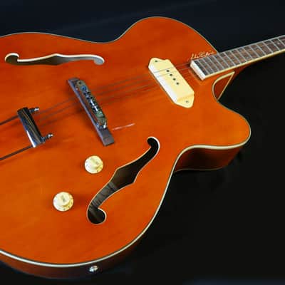 Craven Tenor Guitar 350JLS-AC John Lawlor Signature Tenor Archtop Guitar 2022 - Amber Cream image 24
