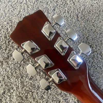 Veneer Tiger Maple Top 40 Inch Acoustic Guitar, Mahogany Neck Rosewood Fretboard image 12