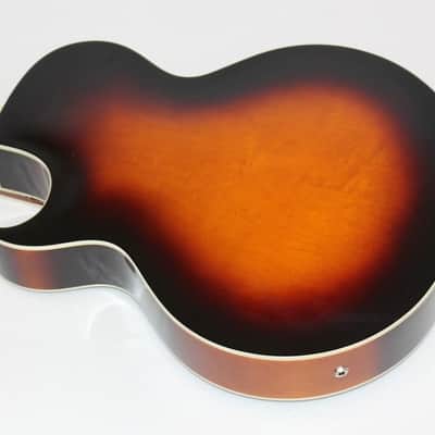 The Loar LH-280-C Archtop Hollowbody Electric Guitar Sunburst image 3
