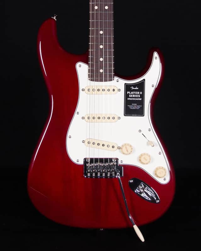Fender Player II Stratocaster, Rosewood FB, Chambered Mahogany, Transparent Cherry Burst image 1