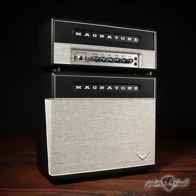 Magnatone Super Fifteen Head & 1x12” Cab Bundle w/ Covers & Speaker Cable image 1