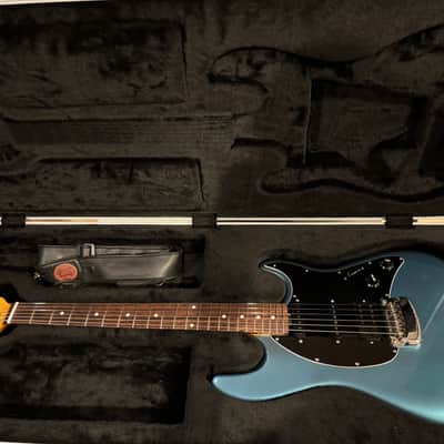 Ernie Ball Music Man Cutlass HSS Kaser B-52 2018 - 2021 - Vintage Turquoise Blue - OHSC, Tremolo, Strap, Strap Locks image 3
