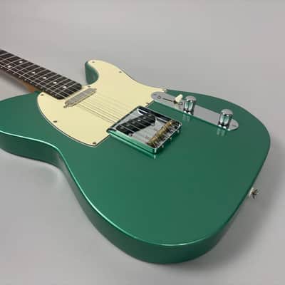Brown Bear Guitars Featherweight Tele Inverness green metallic image 14