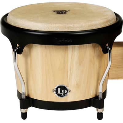 Latin Percussion LP Aspire 6 3/4 - 8" Bongo - Oak Natural Black (LPA601-AW) image 5
