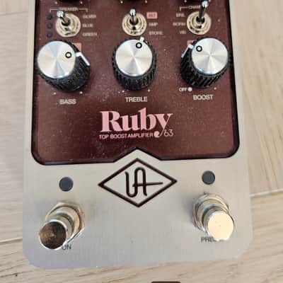 Universal Audio UAFX Ruby ’63 Top Boost Amplifier image 6