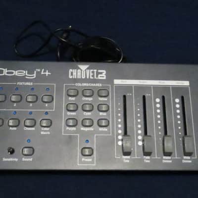 Chauvet Obey 4 Compact 16-Channel DMX Controller 2010s - Black image 1