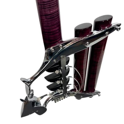 Teuffel Birdfish Prodigy 2021 Aubergine / Ebony w/ secondary tone bars & pickups. MINT. (Authorized Dealer) image 10