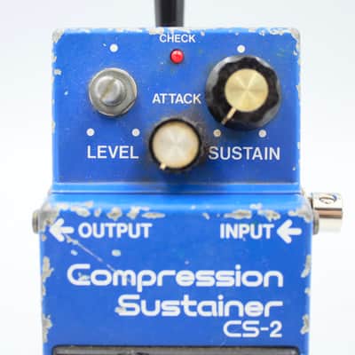 Boss CS-2 Compression Sustainer 1982 Made in Japan ACA Compressor Guitar Effect Pedal 191000 image 3