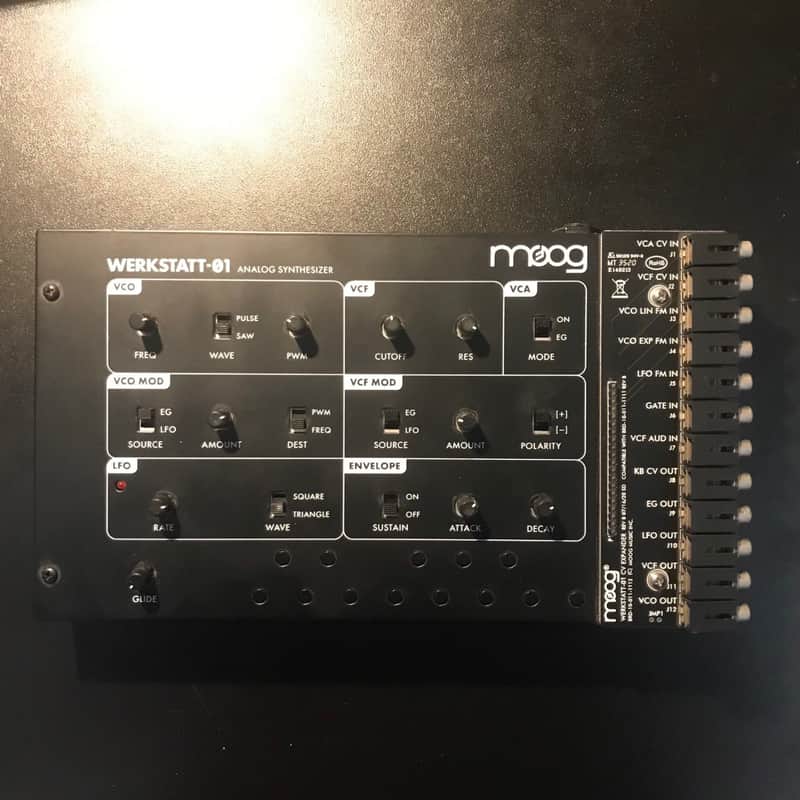 Moog Werkstatt-Ø1 Analog Synthesizer Kit 2020 - Present - Black image 1