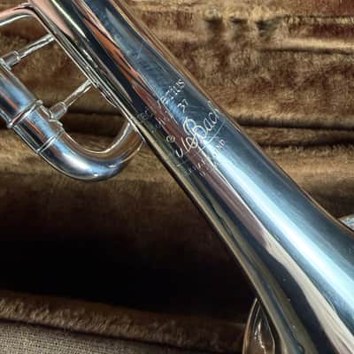 Bach Stradivarius Model 37 Bb Trumpet - Silver-Plated (1980s) image 5