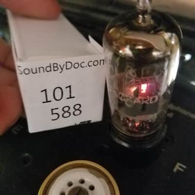 Amperex 6DJ8 tNOS AT1000 TESTED Balanced! PI Vacuum Tube HP Selected Heerlen ECC88 dual triode 1962-1973 image 4