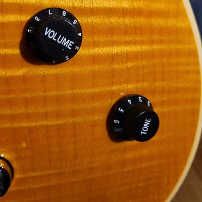 Peavey EVH Wolfgang Stop-Bar Tailpiece Transparent Amber Peavey Case image 8
