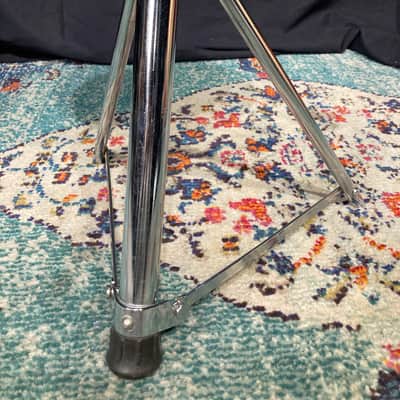 Slingerland - No. 838 Rocket Drum Throne 1960 - Chrome/White Seat image 3